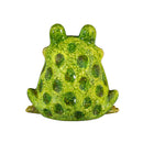 Pollinator Garden Statue, Ceramic Frog Family Statue, Set of 3, 7"H