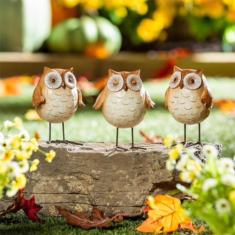 Peeping Owl Statue, 6"H