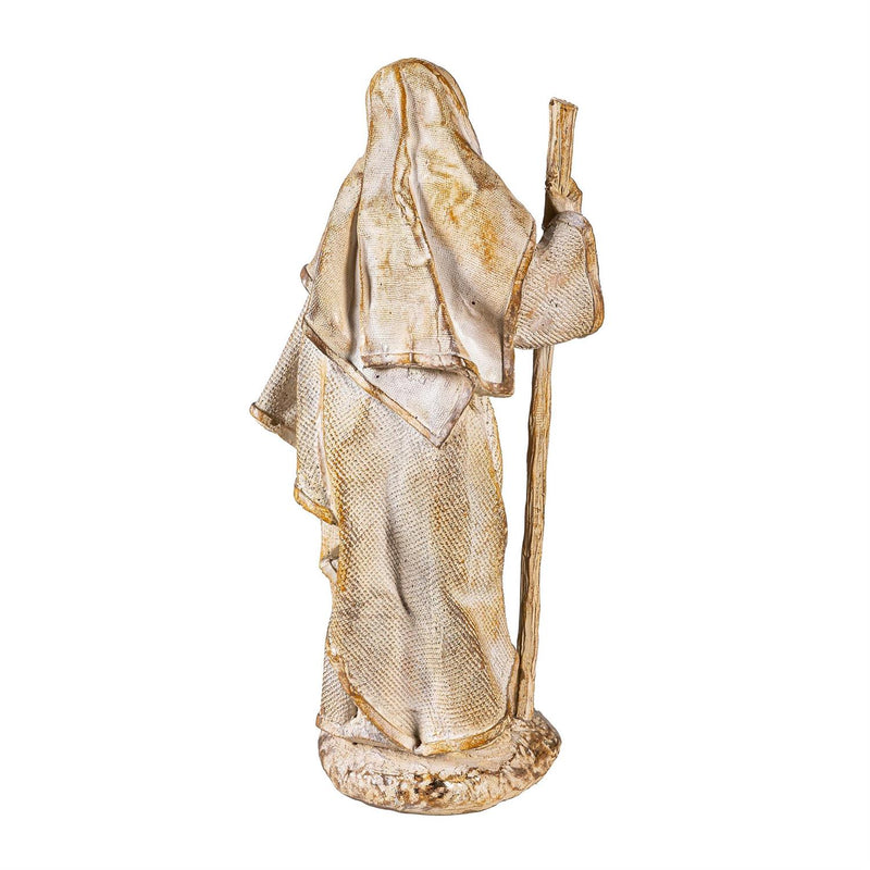 Nativity Garden Statue, Resin Statue, Gilded Nativity, 9"H, Set of 10