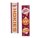 46" Double Sided Leaner, Virginia Tech, Christmas