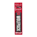 46" Double Sided Leaner, North Carolina State University, Halloween