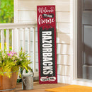 46" Double Sided Leaner, University of Arkansas, Halloween