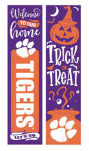 46" Double Sided Leaner, Clemson University, Halloween