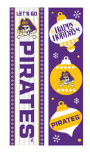 46" Double Sided Leaner, East Carolina University, Christmas