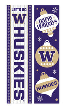 Universitiy of Washington 46" Double Sided Leaner, Christmas