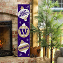 Universitiy of Washington 46" Double Sided Leaner, Christmas