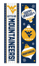 46" Double Sided Leaner, West Virginia University, Christmas
