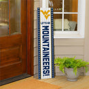 46" Double Sided Leaner, West Virginia University, Christmas