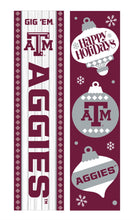 46" Double Sided Leaner, Texas A&M, Christmas