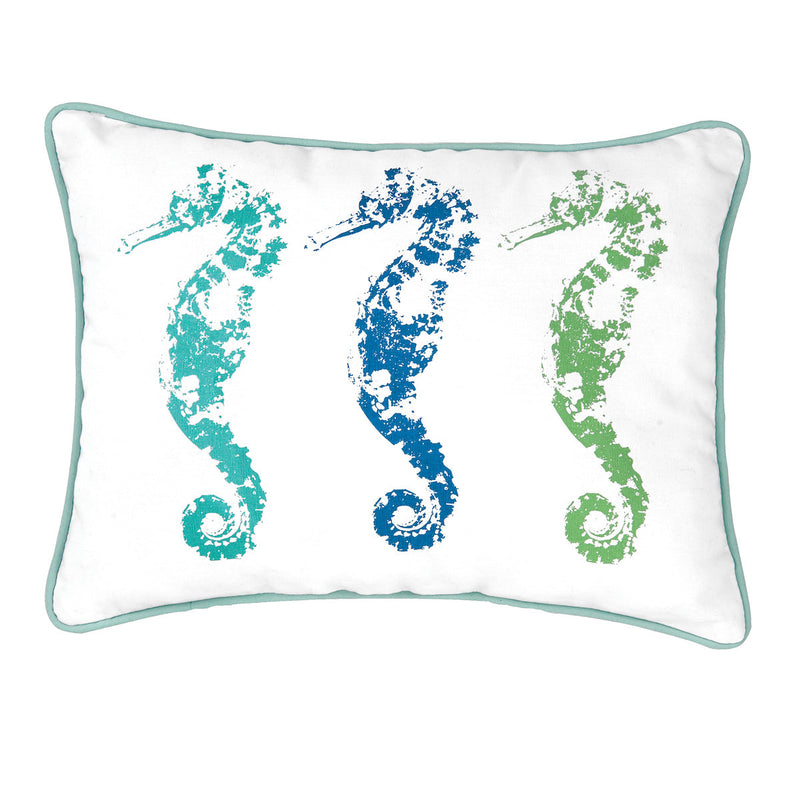 3 Seahorses Pillow