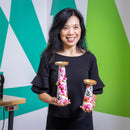 Pastels of Nature Metal Candle Holder Set