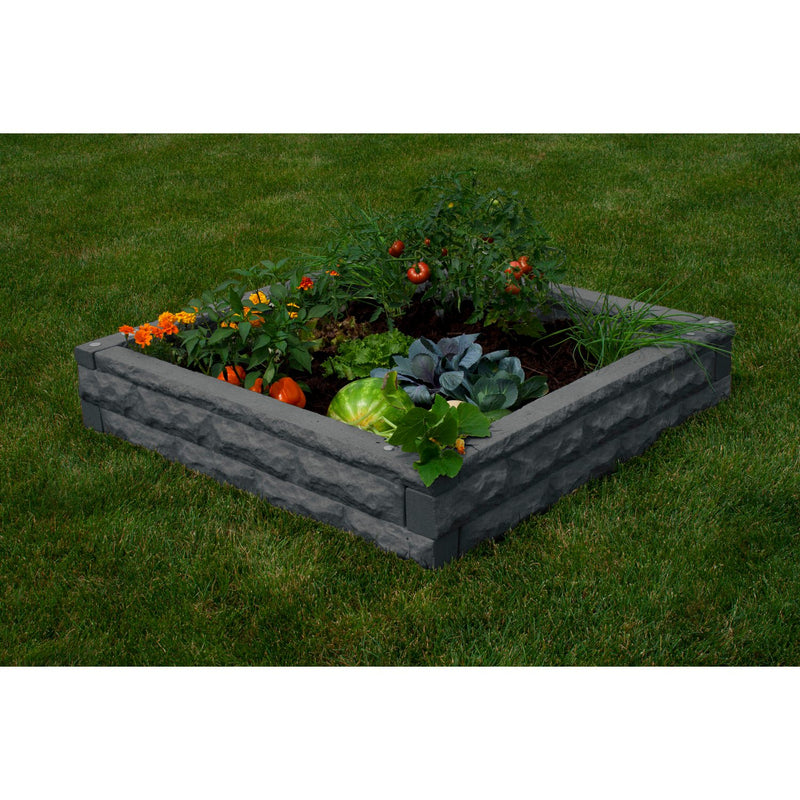 Faux stone raised bed - self watering 4 x 4,8f00494