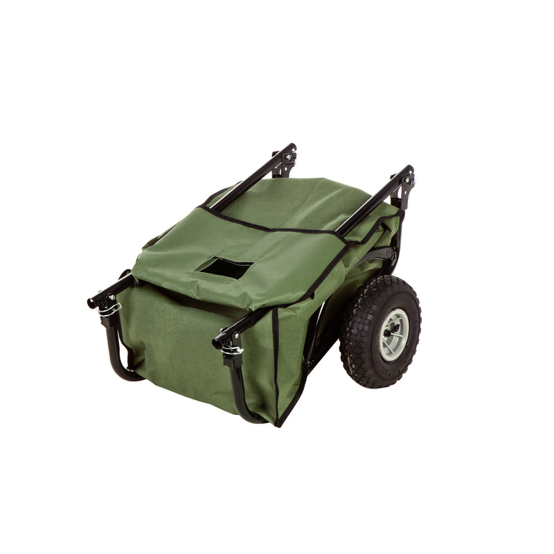 Evergreen Garden Tools & Supplies,Foldable Wheel Barrow,27.56x24.8x37.4 Inches