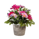 Artificial Floral Arrangement in Basket Table Décor, 9"H