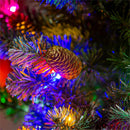 Shades of Green Tree Artificial LED Pine Cone in Pot, 47"H