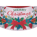 25" LED Merry Christmas Fabric Tree Collar,8ftc004
