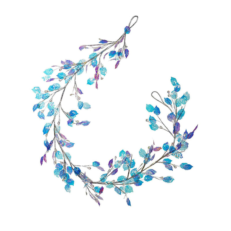 Season to Sparkle Garland Artificial Iridescent Leaf , 72"H