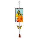 What She Shed Garden Decor, Glow-in-the-Dark Stained Glass Outdoor Hanging Decor, Asst of 3