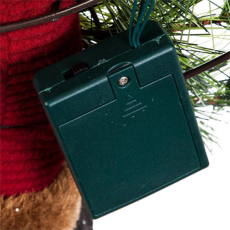 Noel Santa & Snowman Standing Plush LED Decor