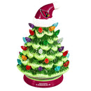 8" LED Ceramic Christmas Tree, Arizona Cardinals