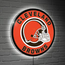 LED Wall Decor, Edgelite, Round, Cleveland Browns