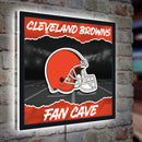 Cleveland Browns 23"H x 23"L LED Wall Decor, Edgelite, Square