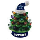 8" LED Ceramic Christmas Tree, Dallas Cowboys