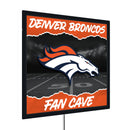 Denver Broncos 23"H x 23"L LED Wall Decor, Edgelite, Square
