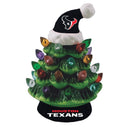 Houston Texans Mini LED Tabletop Christmas Tree, 4"