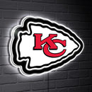 Kansas City Chiefs LED Wall Decor, Glazelite, Logo