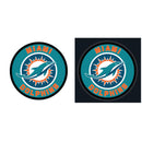 Miami Dolphins NFL Football Large Round Edgelite LED Decor