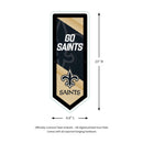 New Orleans Saints NFL Football Pennant Glazelite LED Decor