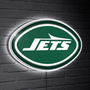 New York Jets LED Wall Decor, Glazelite, Logo