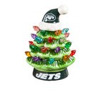 4" Mini LED Tabletop Christmas Tree, New York Jets,8led3821mt