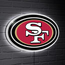 San Francisco 49ers LED Wall Decor, Glazelite, Logo