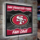 San Francisco 49ers 23"H x 23"L LED Wall Decor, Edgelite, Square