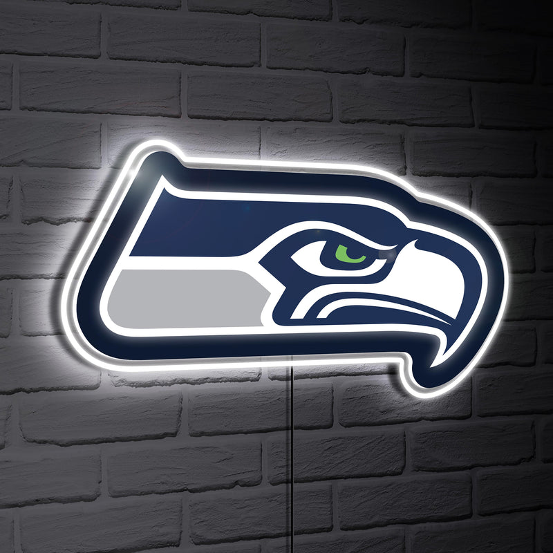 Seattle Seahawks LED Wall Decor, Glazelite, Logo