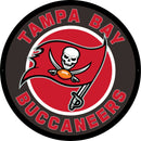 Tampa Bay Buccaneers NFL Football Large Round Edgelite LED Decor
