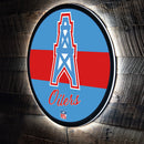 Tennessee Titans NFL Football Large Round Vintage Edgelite LED Decor