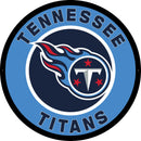 Tennessee Titans NFL Football Large Round Edgelite LED Decor