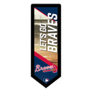 Atlanta Braves Baseball Pennant Glazelite LED Decor