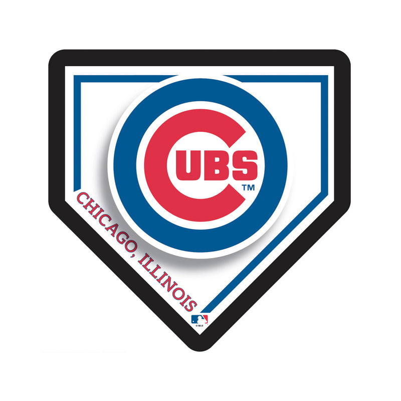 Chicago Cubs, LED Wall Decor, Edgelite, Baseball Homeplate