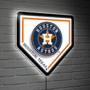 Houston Astros, LED Wall Decor, Edgelite, Baseball Homeplate