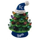 Kansas City Royals Mini LED Tabletop Christmas Tree 4"