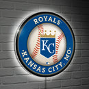 Kansas City Royals Baseball Large Round Edgelite LED Decor