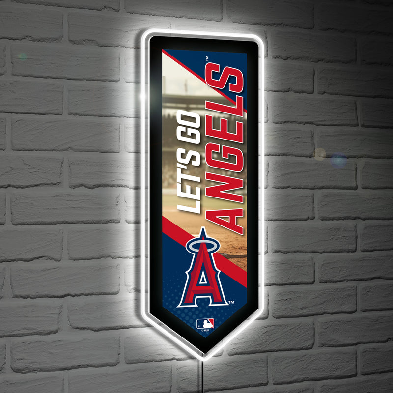 Los Angeles Angels Baseball Pennant Glazelite LED Decor