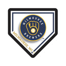 Milwaukee Brewers, LED Wall Decor, Edgelite, Baseball Homeplate