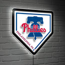 Philadelphia Phillies, LED Wall Decor, Edgelite, Baseball Homeplate