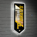Pittsburgh Pirates Baseball Pennant Glazelite LED Decor