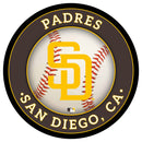 San Diego Padres Baseball Large Round Edgelite LED Decor
